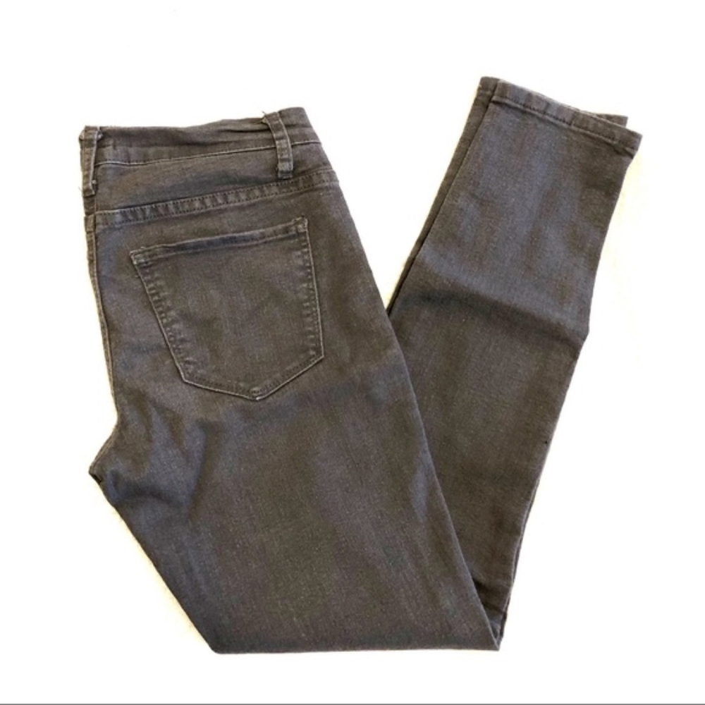 Forever 21 Gray Washed Skinny Jeans